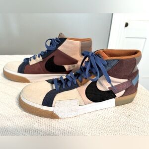 Nike zoom blazer mid premium mosaic high top men’s 10.5 shoes